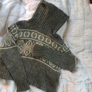 H&M Cropped Cowl Neck Sweater